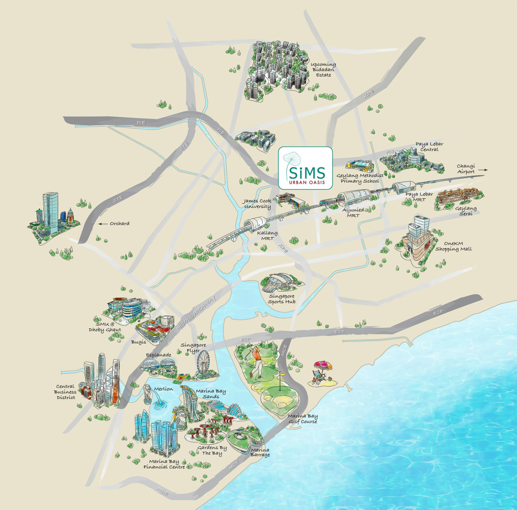 Sims Urban Oasis - Location Map (nickpohdivision.com)
