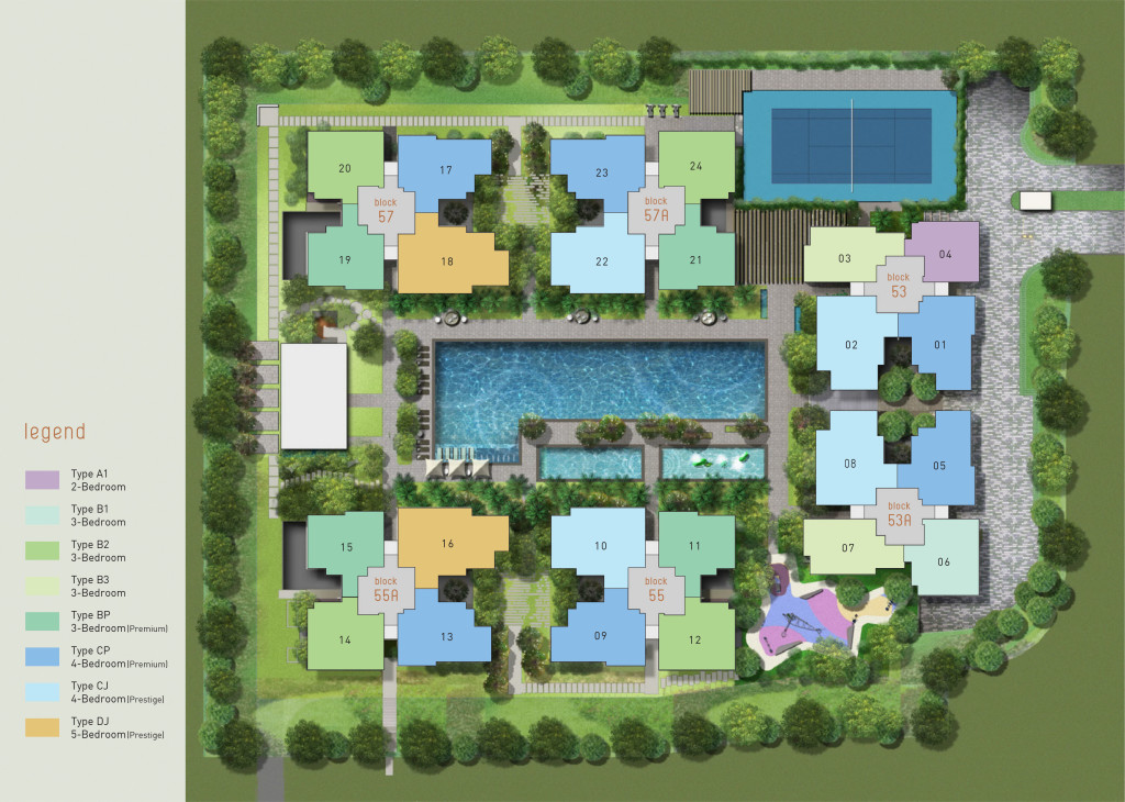 The Amore EC - Site Plan